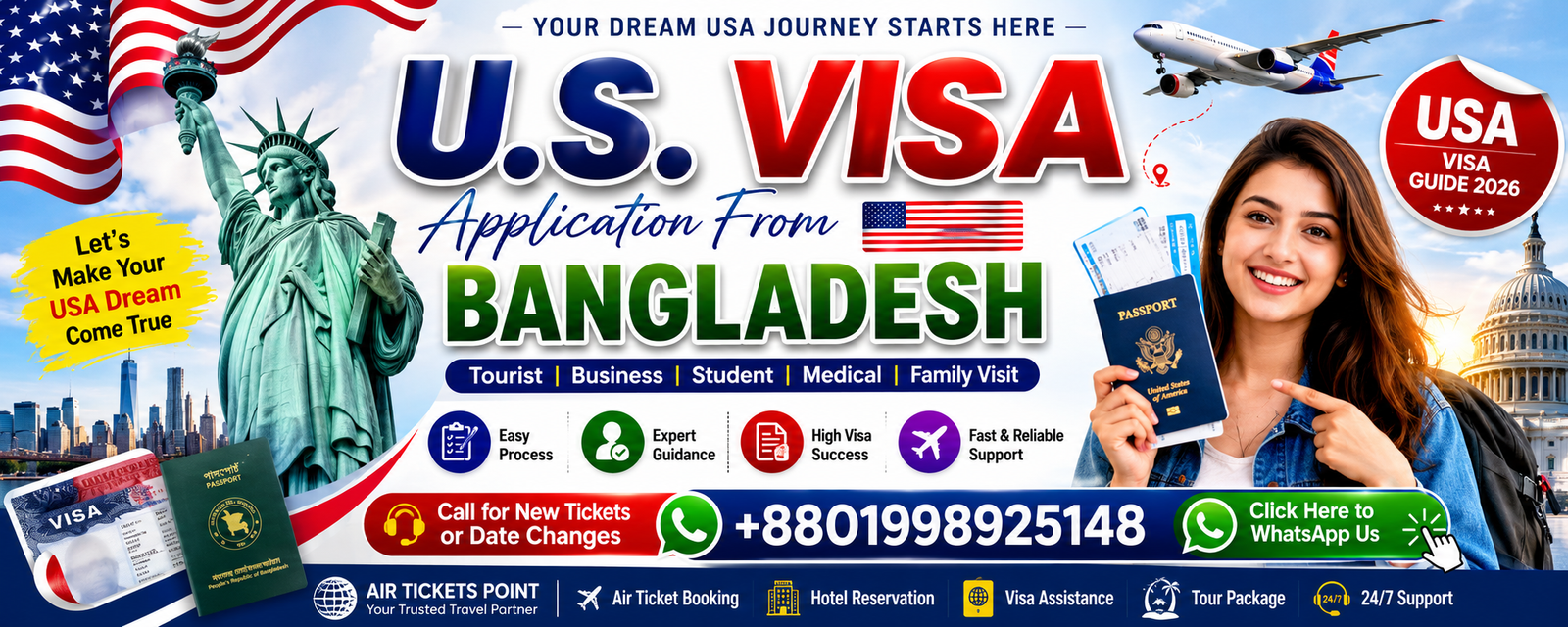U.S. visa application from Bangladesh